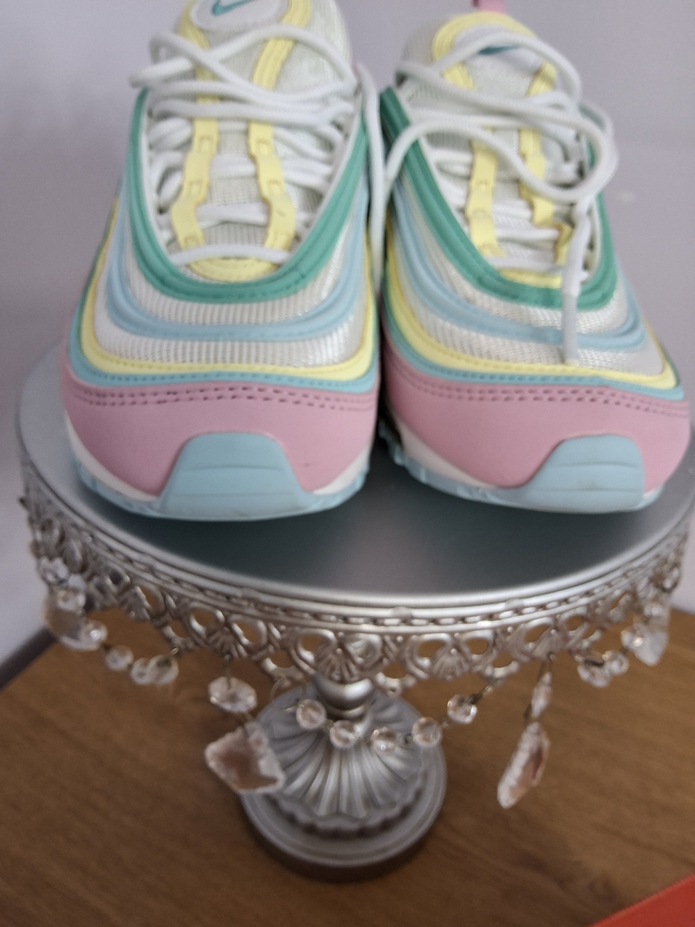 Womens Nike Air Max 97 Easter/Pastel Colors Multicolor Low Top Lace-up Size 8 - Picture 9 of 10